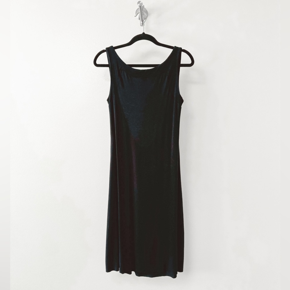 Rachel Pally Low Back Sleeveless Fall Holiday Chic‎ Mini Dress Black Medium